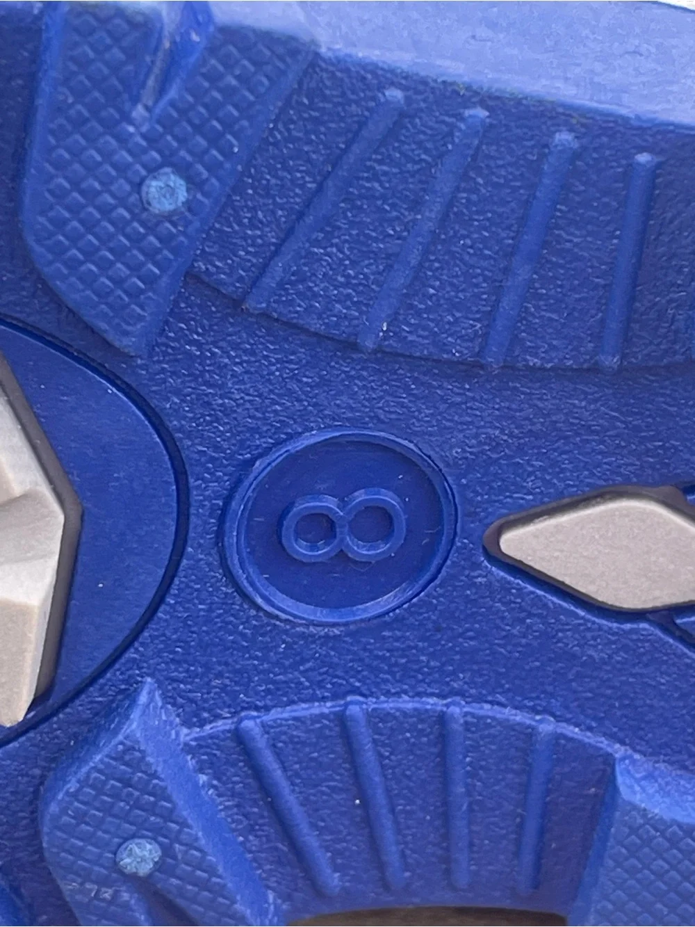 Cat & Jack Navy and Gray Kids Winter Boots with Blue Accents
